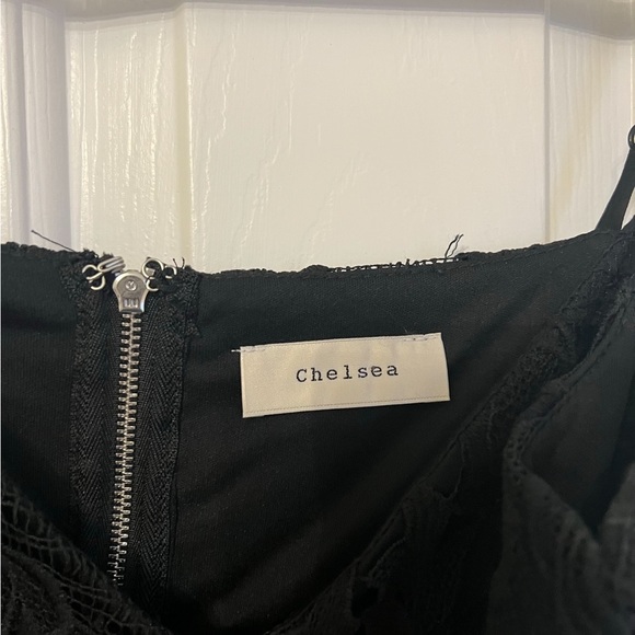 Midi black lace trumpet dress - Size L - Picture 3 of 3